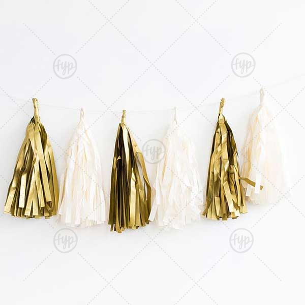 Fancy Tassel Banner | This Fancy Tassel Banner will make your guests swoon. Purchase to match your party's theme today.