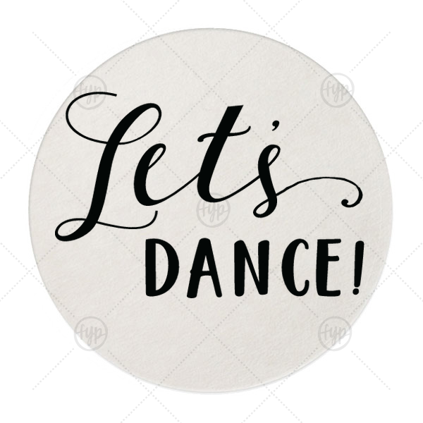 Lively Let's Dance Retail Round Coaster Round Coasters Retail