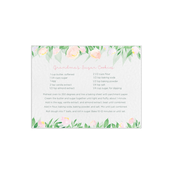 Parchment Texture Sheets - Floral 10