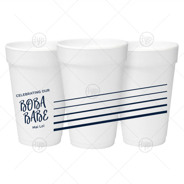 20 oz. Custom Foam Cups, Full-Color Imprint
