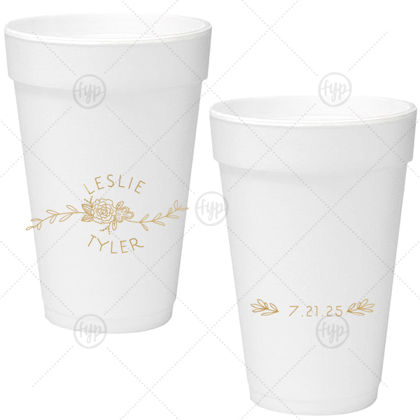 Custom 20oz Foam Cups, Personalized Foam Cup Favors, Custom Foam Cup  Favors, Customized 20oz Foam Cup Favors, Personalized Foam Cup Favors