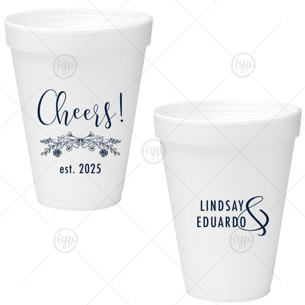 Logo Tall Styrofoam Coffee Cups (24 Oz.), Drinkware & Barware
