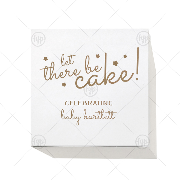 Stars and Cake Favor Box Mug Gift Box (Foil)