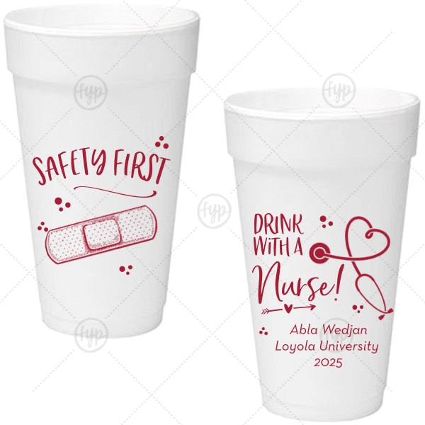 Custom 20 oz Foam Cups with Printed Logo