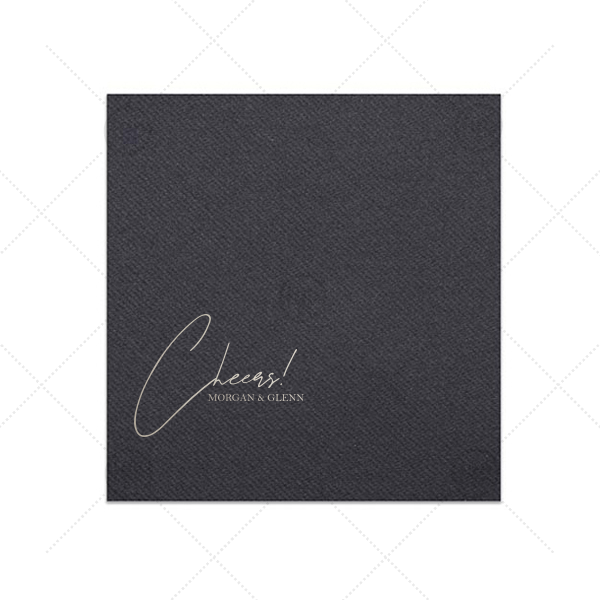 Toast of Elegance Napkin Luncheon Napkin (Foil)