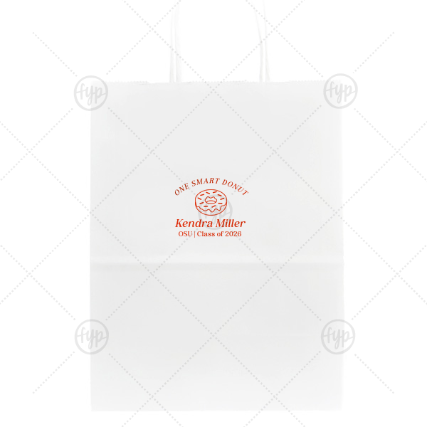 Clever Donut Grad Bag Gift Bag (Foil)