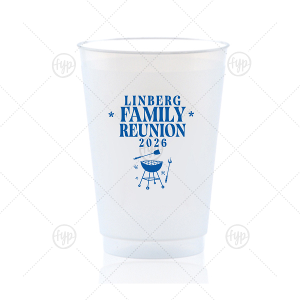Grill & Stars Family Reunion Cup 20-oz. Frosted Cup (Ink)