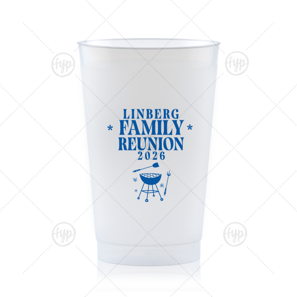 Grill & Stars Family Reunion Cup 24-oz. Frosted Cup (Ink)