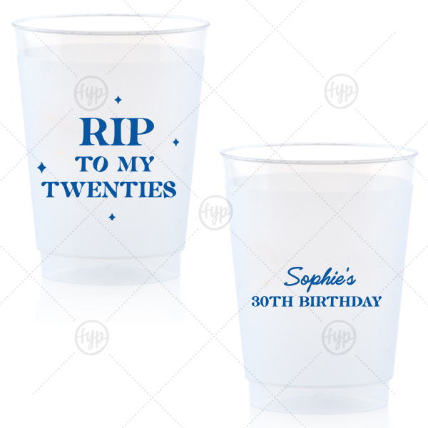 New Decade Starburst Cup 10-oz. Frosted Cup (Ink)