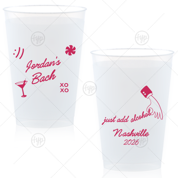 Sassy Spirits Bachelorette Cup 12 oz Frost Flex Cup