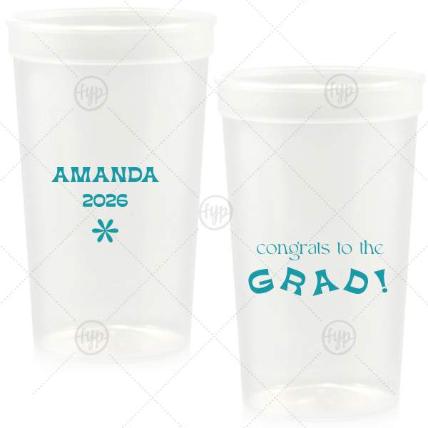 Congrats To The Graduate Cup 32-oz. Stadium Cup (Ink)