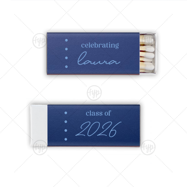 Graduation Soiree Signature Matchbox Mini Matchbox (Foil)