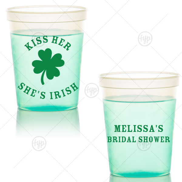 Kiss Me I'm Irish Cup 16-oz. Color Changing Cup (Ink) 