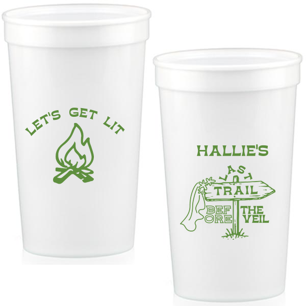 Camp Bachelorette Last Trail Cup 32-oz. Stadium Cup (Ink)