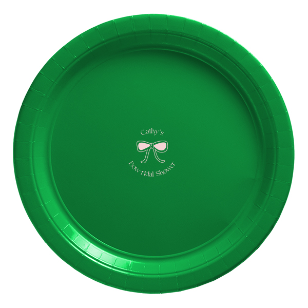 Bowridal Shower Plate Dinner Plate (Foil)