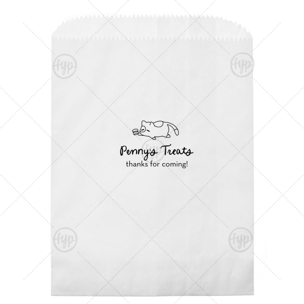 Chillin' Cat Personalized Bag Gift Bag (Foil)
