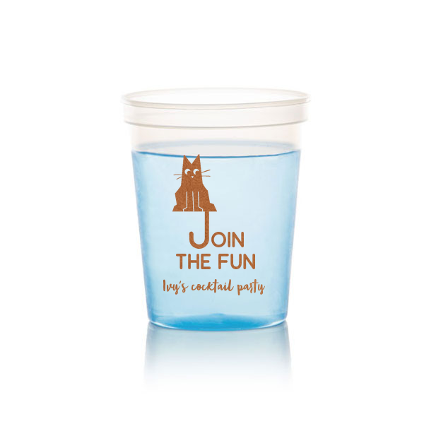 Cat Join the Fun Cup 16-oz. Color Changing Cup (Ink) 