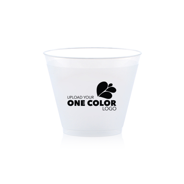 Company Logo Custom Cup 9-oz. Frosted Cup (Ink)