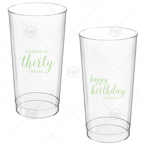 Cheers to Years Cup 16-oz. Hard Plastic Cup (Ink)