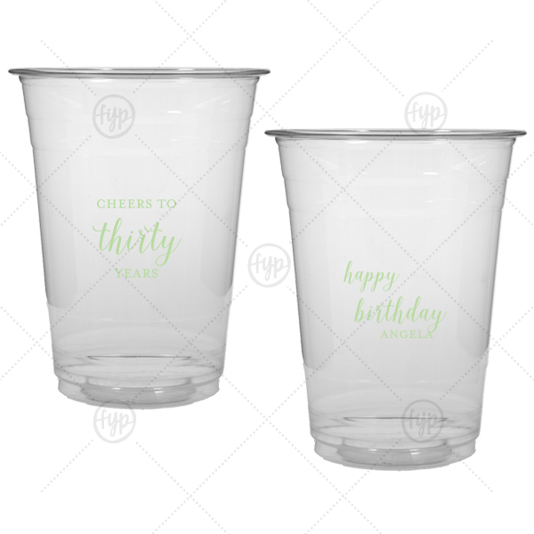 Cheers to Years Cup 16-oz. Soft Plastic Cup (Ink)
