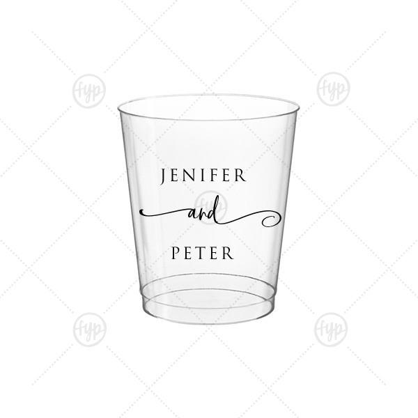 Elegant Union Cup 8-oz. Hard Plastic Cup (Ink)