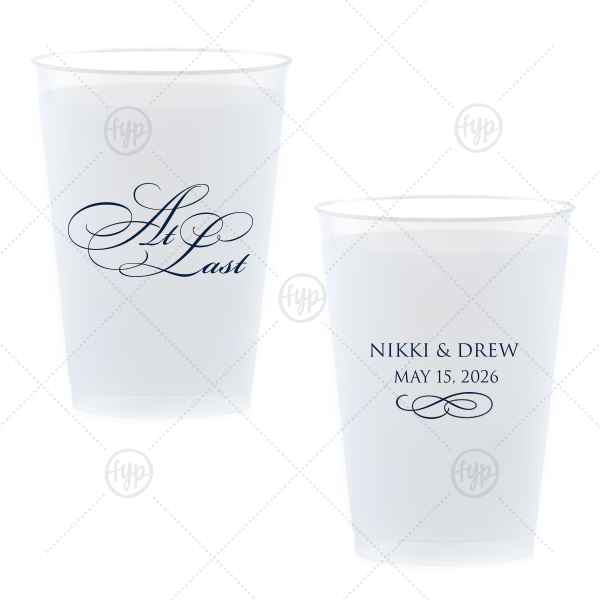 At Last Cup 8-oz. Frosted Cup (Ink)