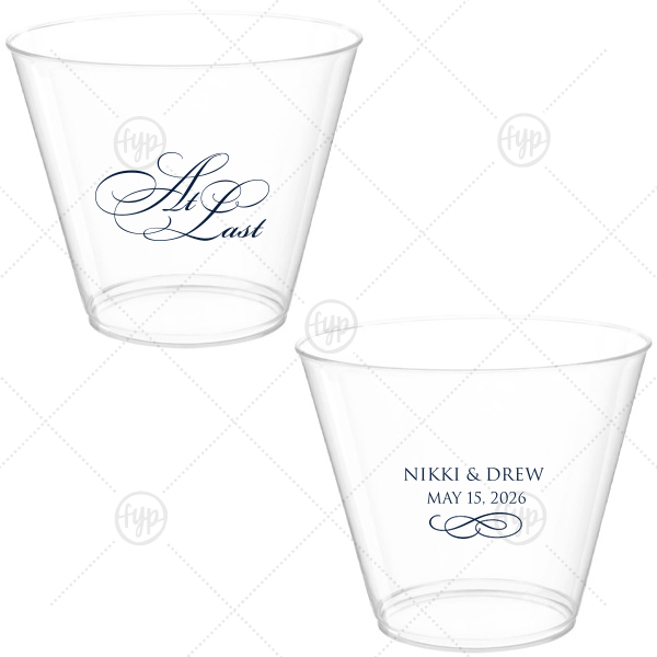 At Last Cup 9-oz. Hard Plastic Cup (Ink)