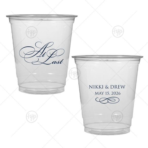 At Last Cup 8-oz. Soft Plastic Cup (Ink)