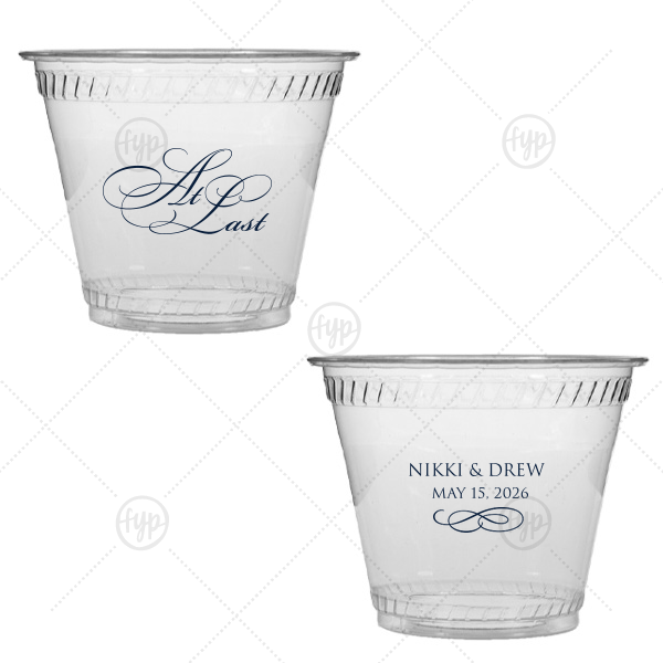 At Last Cup 9-oz. Soft Plastic Cup (Ink)