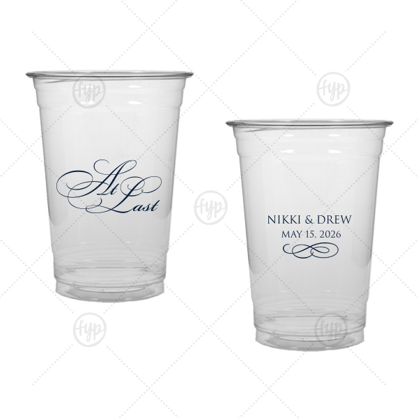 At Last Cup 10-oz. Soft Plastic Cup (Ink)
