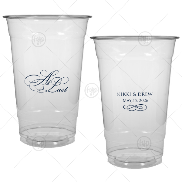 At Last Cup 20-oz. Soft Plastic Cup (Ink)