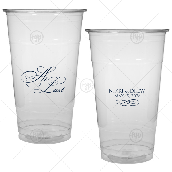At Last Cup 24-oz. Soft Plastic Cup (Ink)