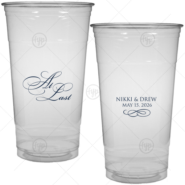 At Last Cup 32-oz. Soft Plastic Cup (Ink)