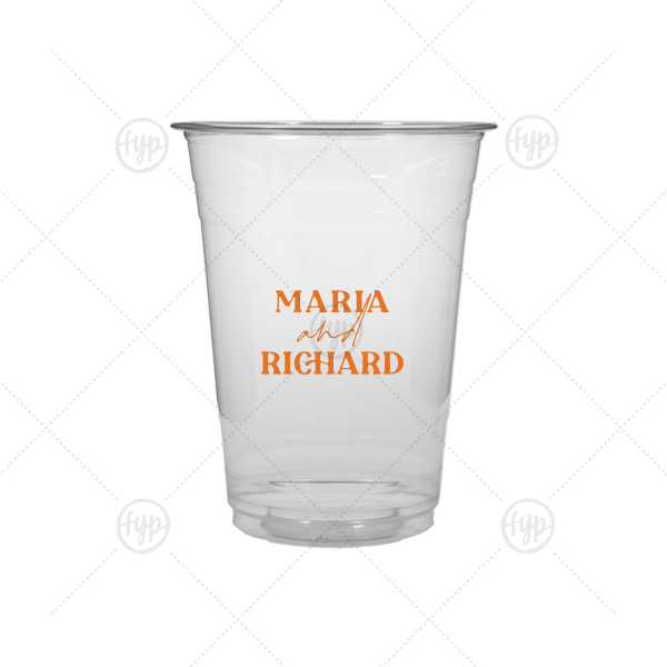 Pasta Party Names Cup 16-oz. Soft Plastic Cup (Ink)