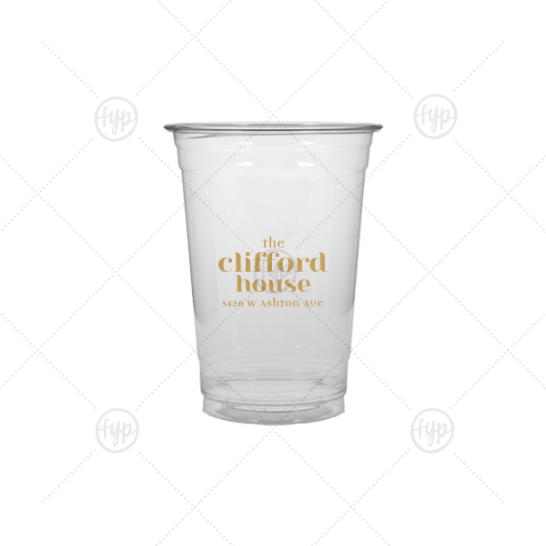 Our House Cup 10-oz. Soft Plastic Cup (Ink)