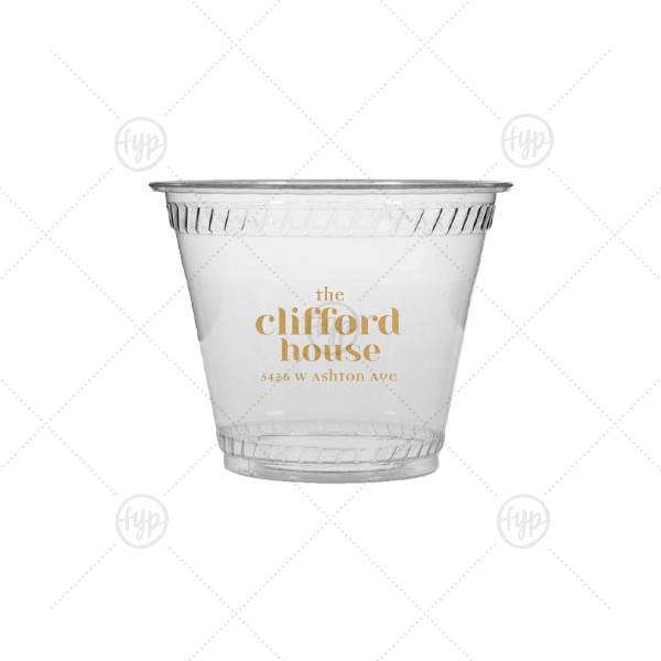 Our House Cup 9-oz. Soft Plastic Cup (Ink)