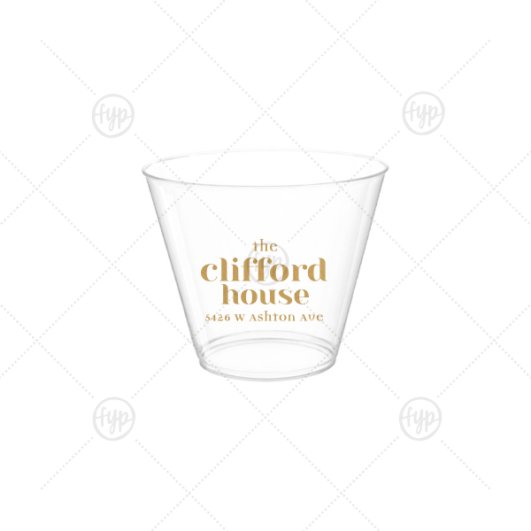 Our House Cup 5-oz. Hard Plastic Cup (Ink)