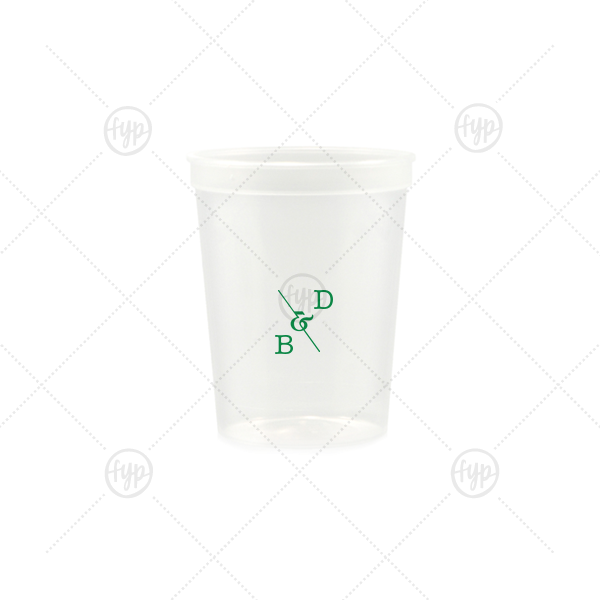 Initial Ampersand Cup 12-oz. Stadium Cup (Ink)