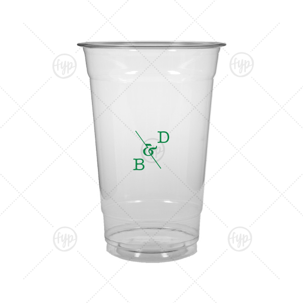 Initial Ampersand Cup 20-oz. Soft Plastic Cup (Ink)