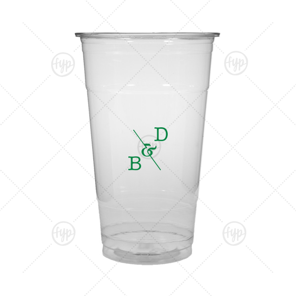 Initial Ampersand Cup 24-oz. Soft Plastic Cup (Ink)