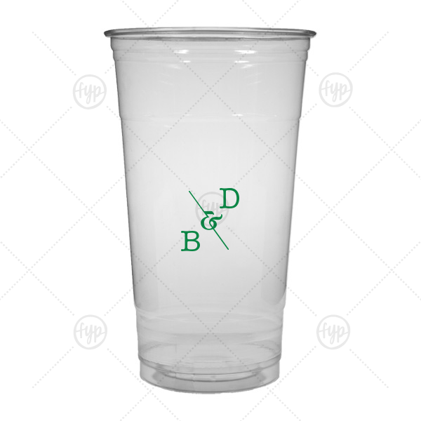 Initial Ampersand Cup 32-oz. Soft Plastic Cup (Ink)