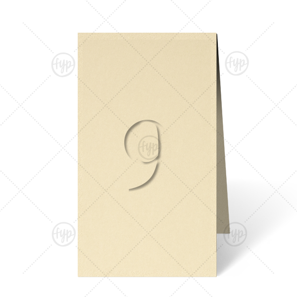 Customize these simple table numbers for a beautiful and easy table accessory. Perfect for a wedding reception, birthday party, mitzvah or other formal events. Simply choose your theme colors, select the number needed and complete your seating chart.