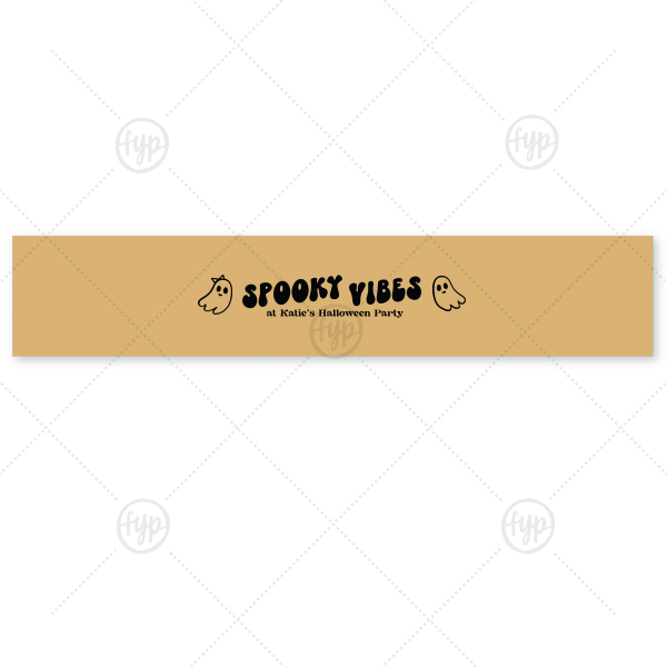 Spooky Vibes Ribbon 1.5-in. Ribbon (Foil)