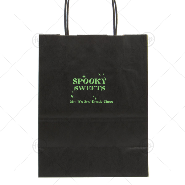 Spooky Sweets Personalized Halloween Bag Gift Bag (Foil)