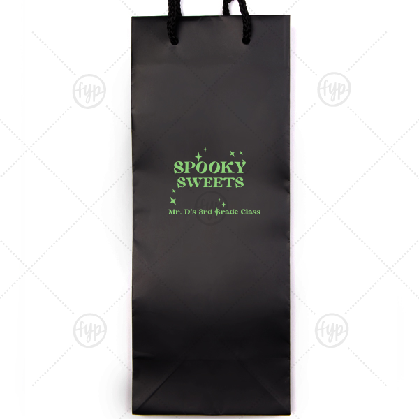 Spooky Sweets Personalized Halloween Bag Classic Wine Bag (Foil)