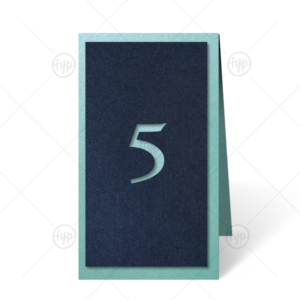 Seaside Contour Euro | Organize your reception seating with custom table numbers that match your decor beautifully. The perfect combination of stylish and elegant, simply choose your theme colors!