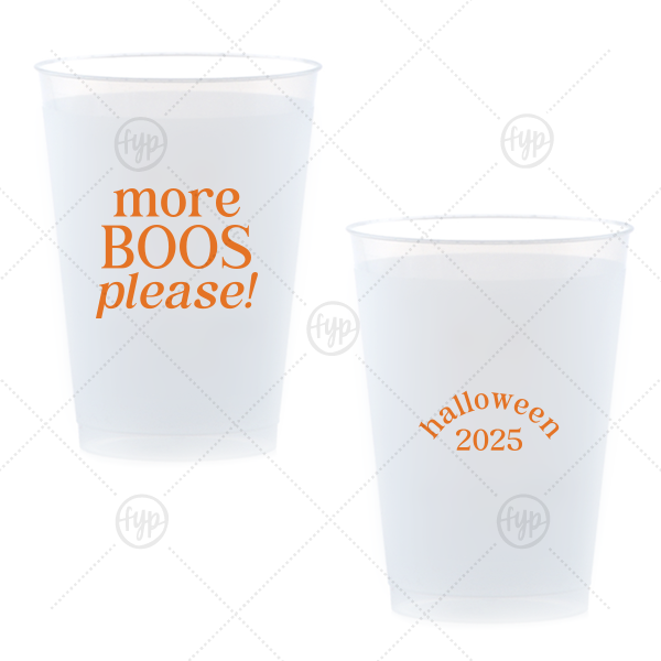 More Boos Please Cup 8-oz. Frosted Cup (Ink)