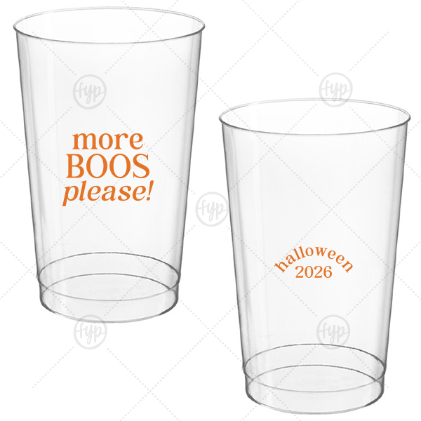 More Boos Please Cup 14-oz. Hard Plastic Cup (Ink)