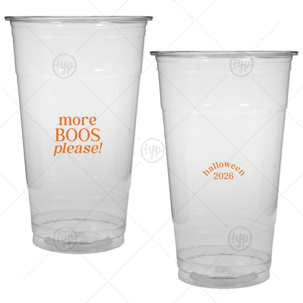 More Boos Please Cup 24-oz. Soft Plastic Cup (Ink)