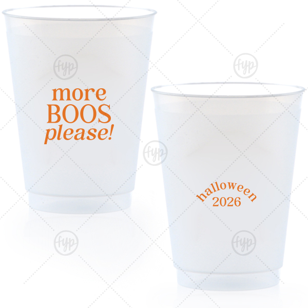More Boos Please Cup 16-oz. Frosted Cup (Ink)